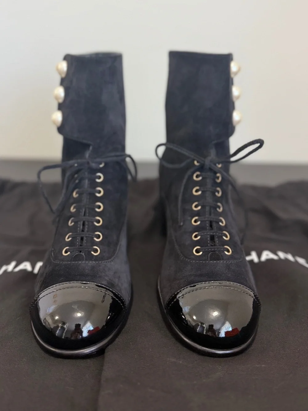 Chanel Suede Boots